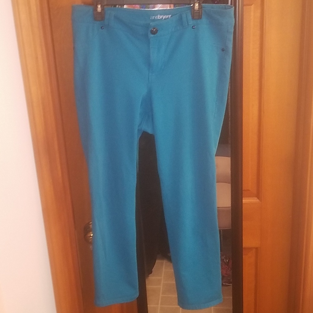 Lane Bryant blue jeggings